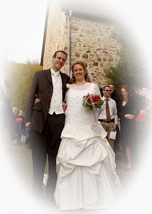 Hochzeit mit Bianca im Jahr 2007